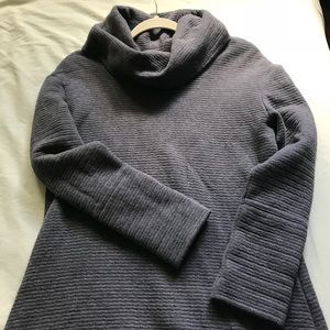Gray cowl neck sweater